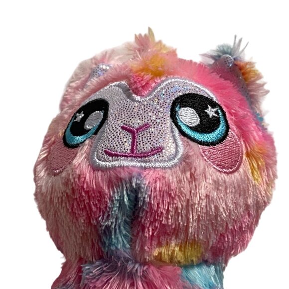 Squeezamals 'Jenny Llama" Plush Slow Squeeze Animal-Pink-4.5 in-GUC - Picture 2 of 6